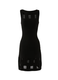 Robe sans manches Finistrelle en laine - Noir