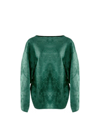 Long sleeve wool blend jumper - Empire green