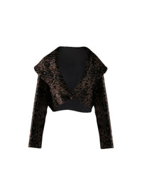 Bolero à manches longues Pantera - Noir & Brun
