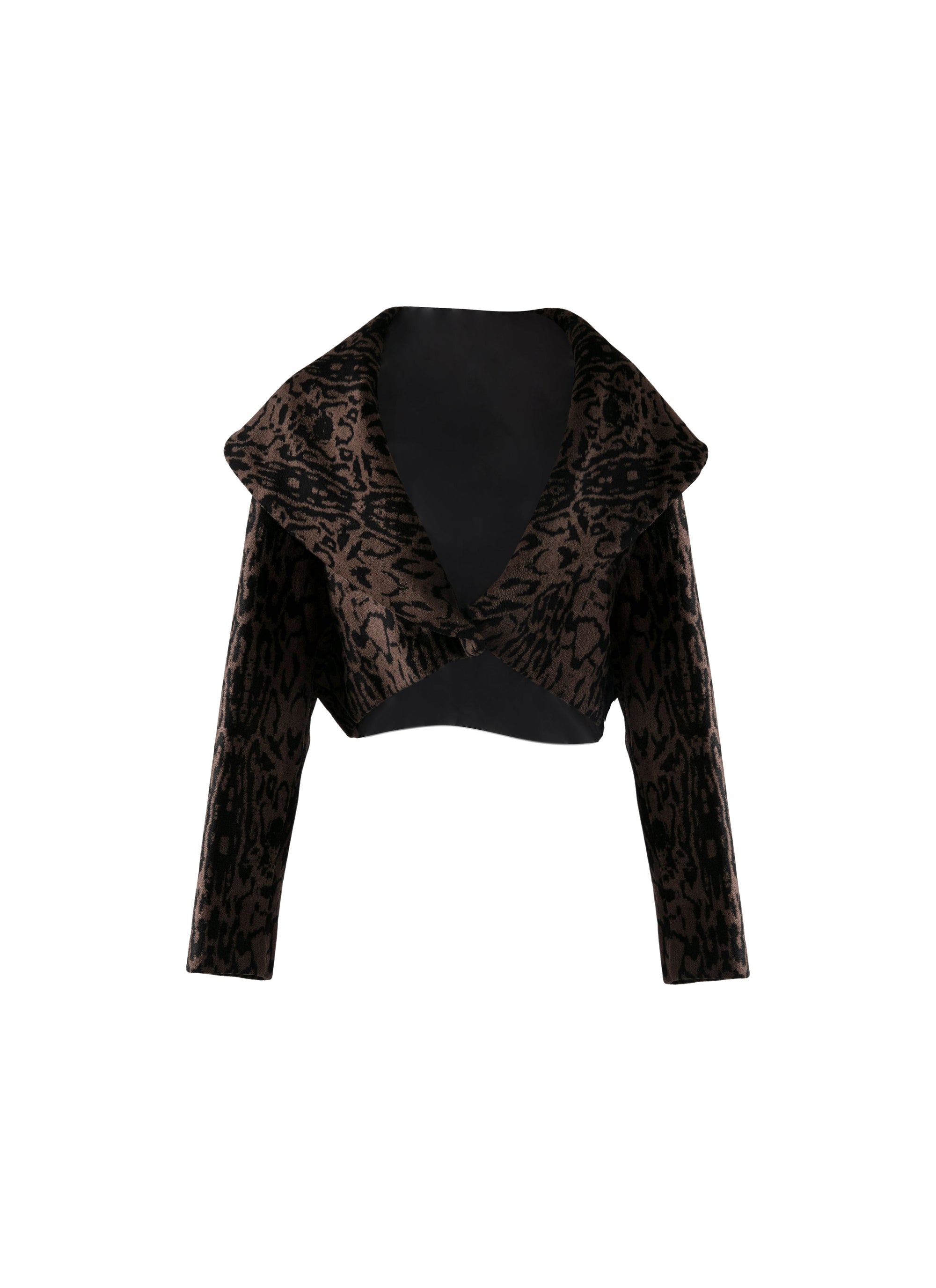 Bolero à manches longues Pantera - Noir & Brun