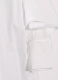 Chemise à manches chauve souris - Blanc intense