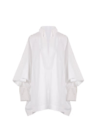 Chemise à manches chauve souris - Blanc intense