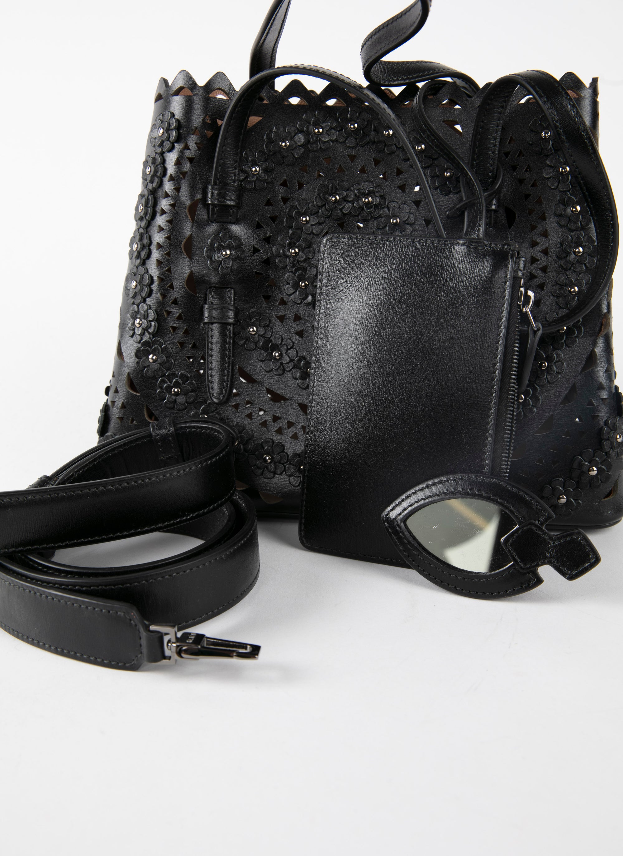 Mina tote bag - Black intense