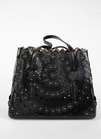 Mina tote bag - Black intense
