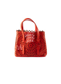 Mini sac Mina 20 - Orange Sanguine