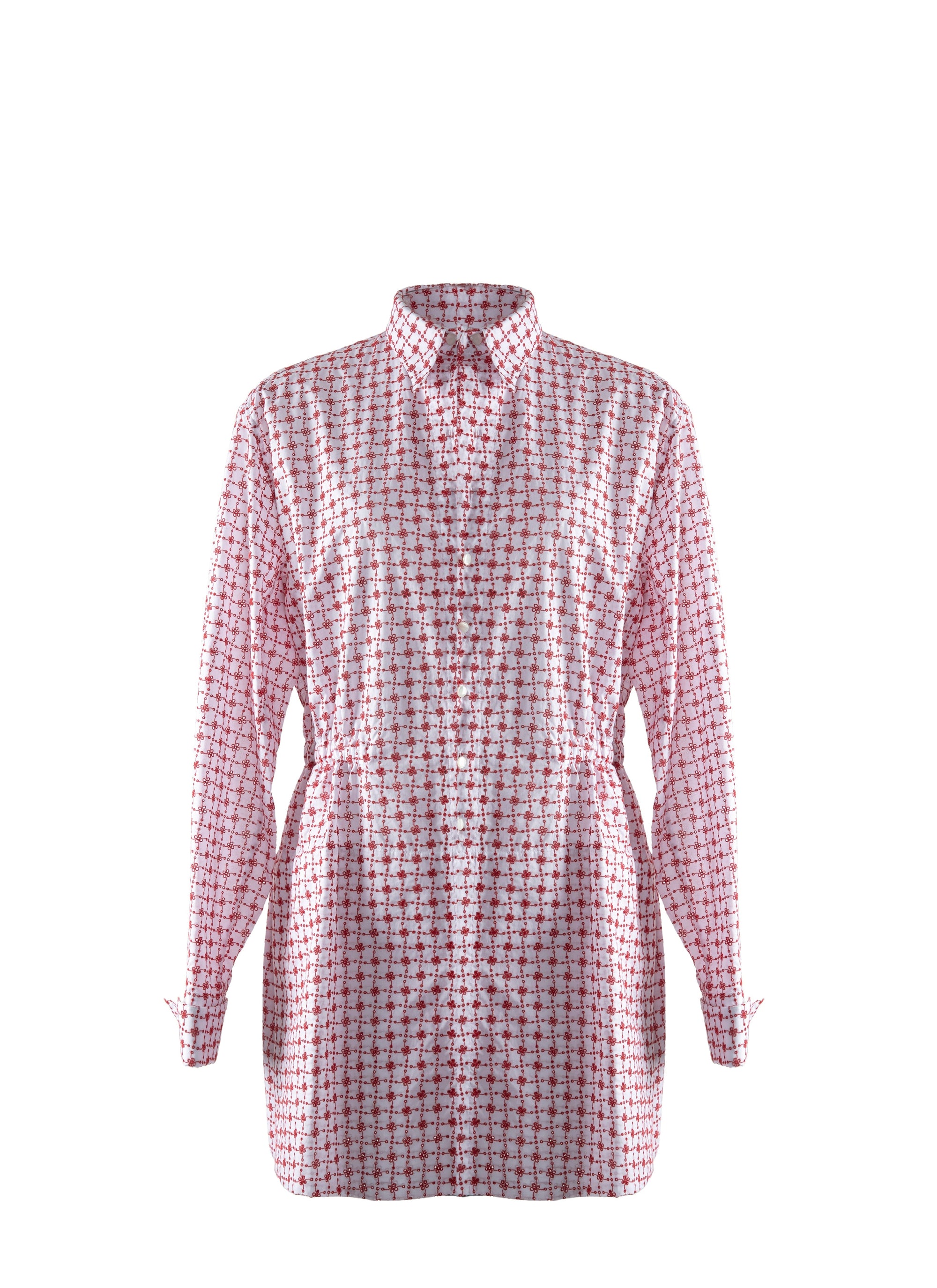 Chemise Chevrefeuille - Blanc & Rouge