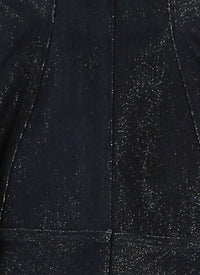 Jupe boule en denim - Argent