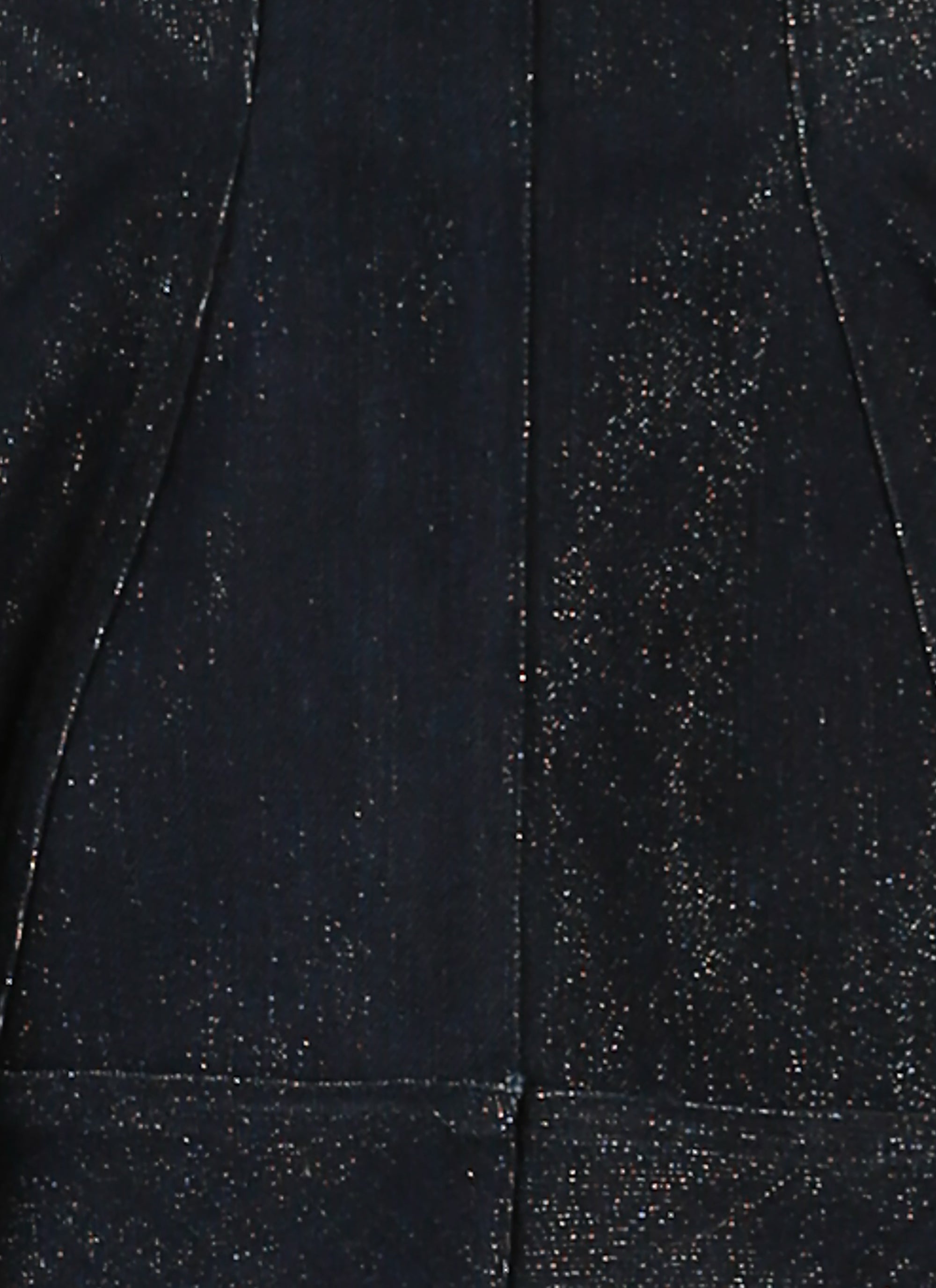 Jupe boule en denim - Argent