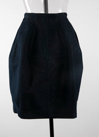 Denim ball skirt - Gold