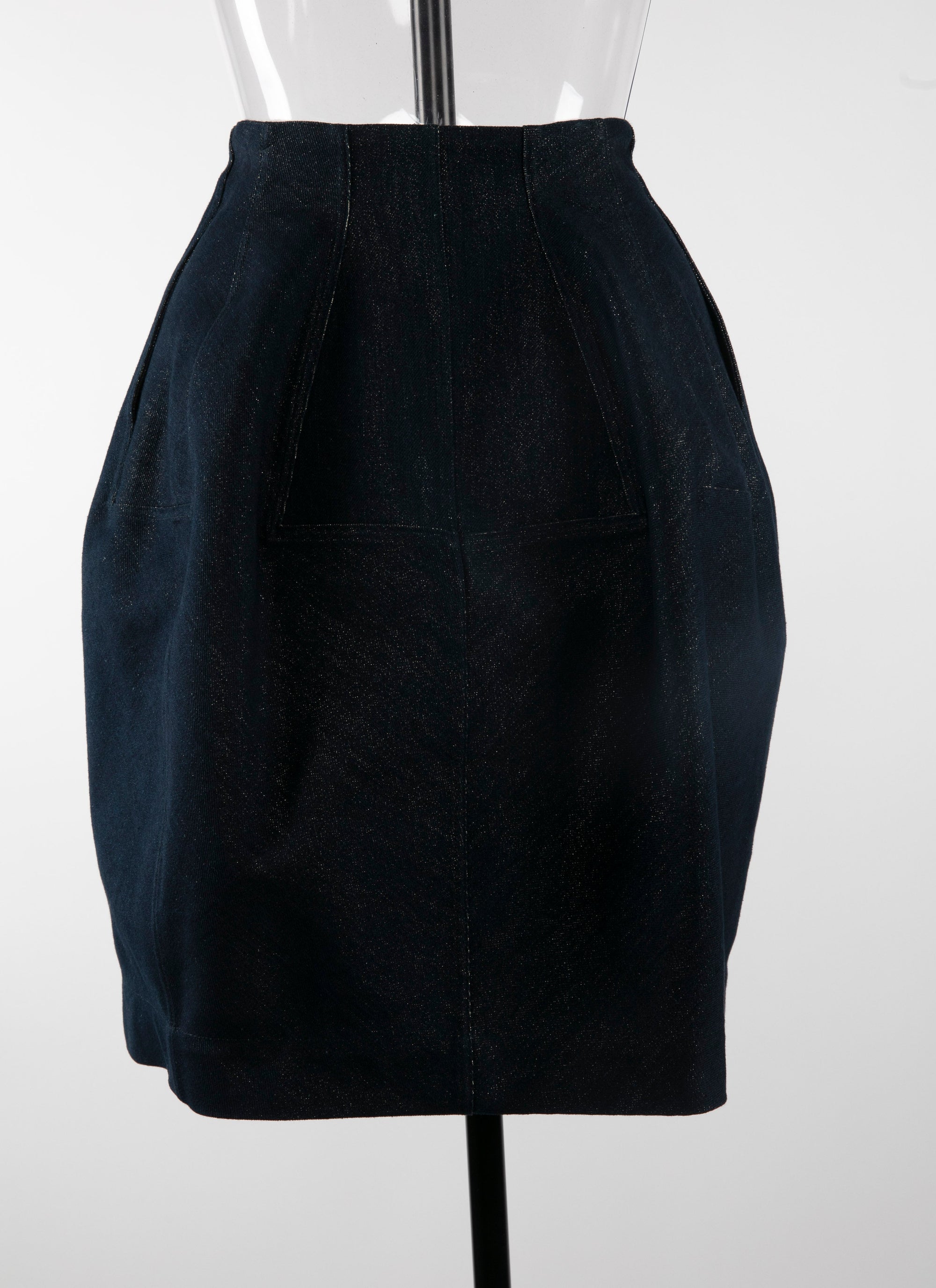 Denim ball skirt - Gold