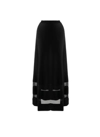 Knitted Mansart skirt - Black