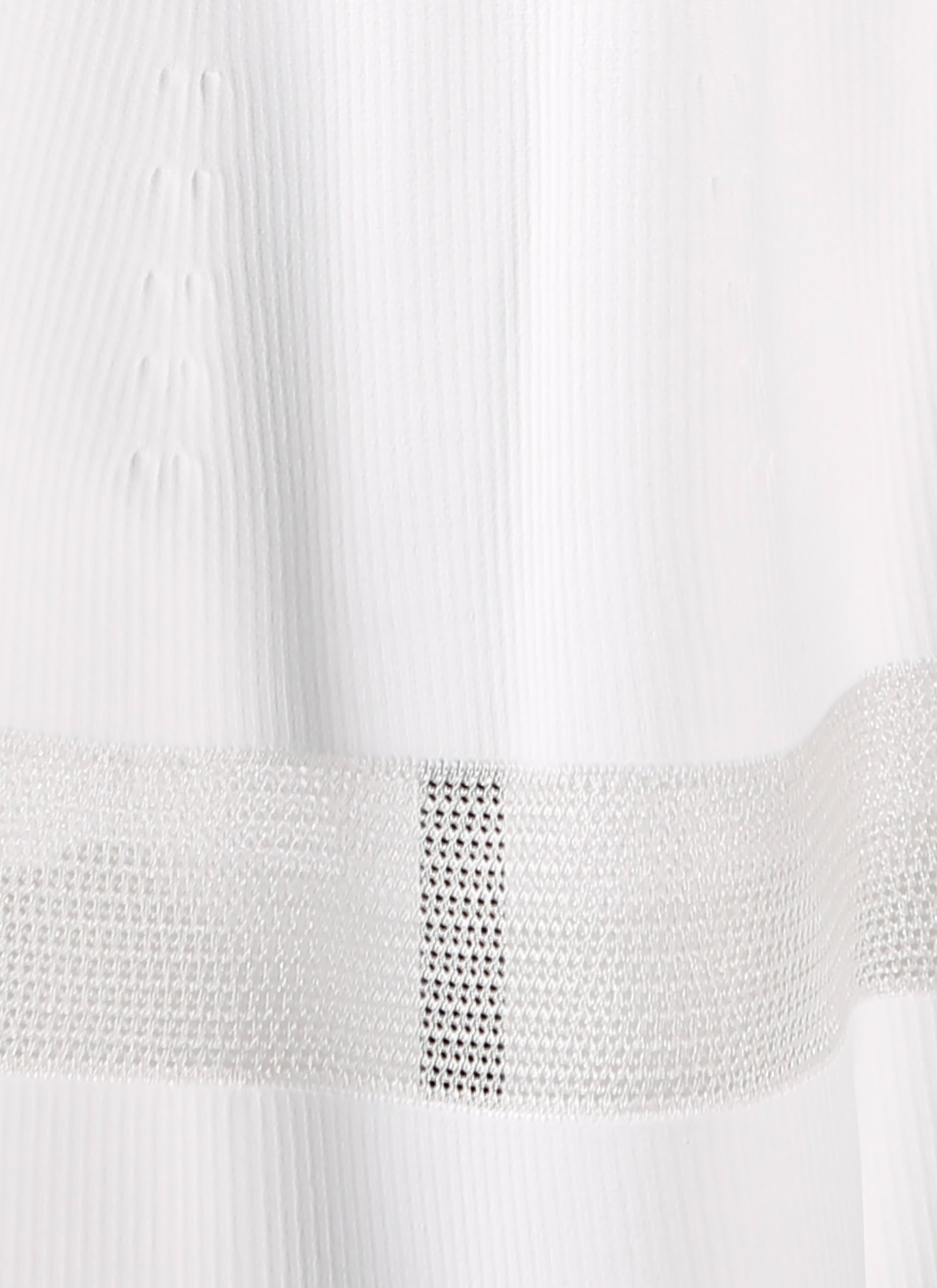 Jupe courte Mansart en maille - Blanc