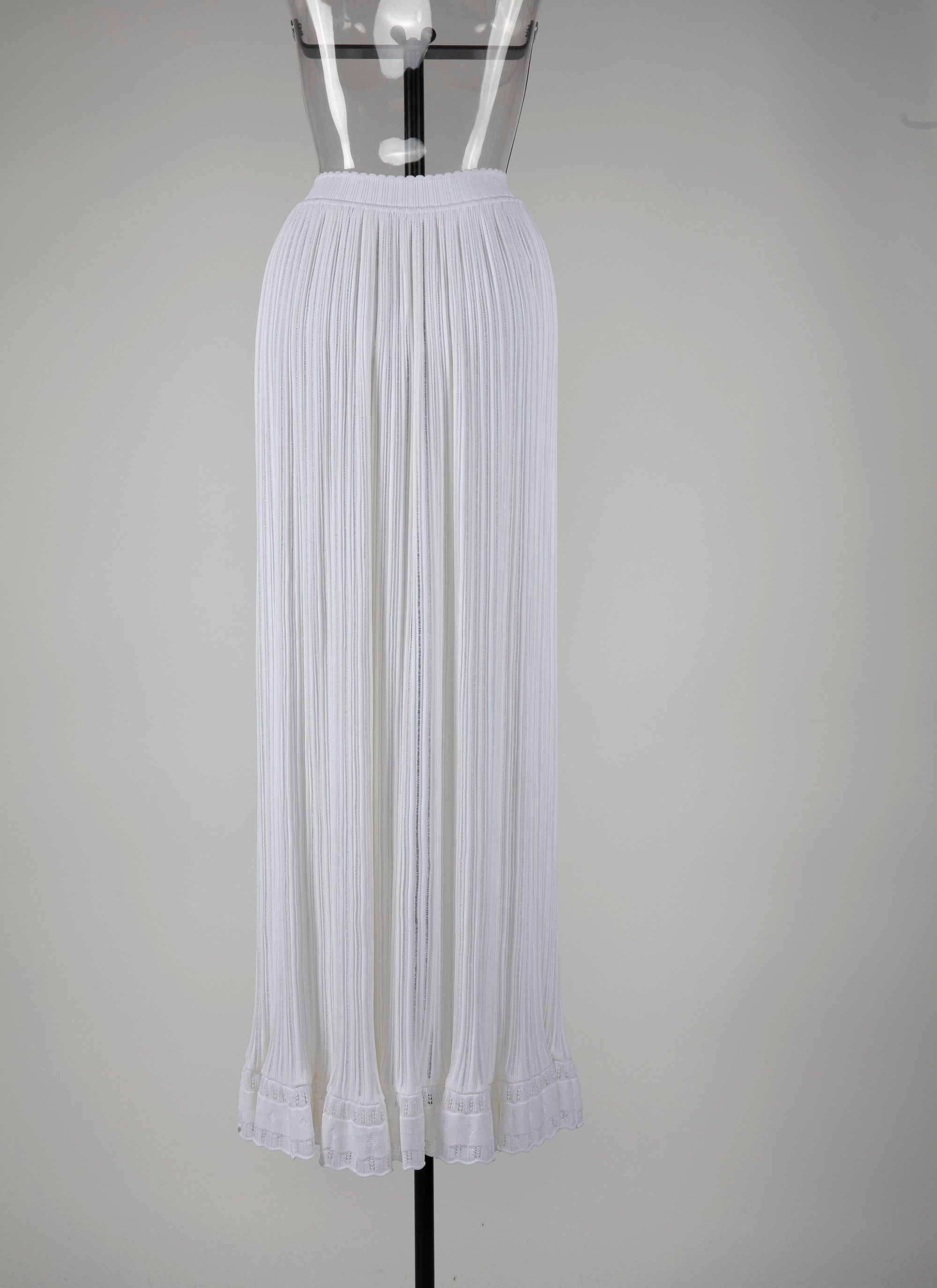 Falbalas long skirt - White