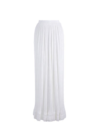 Falbalas long skirt - White