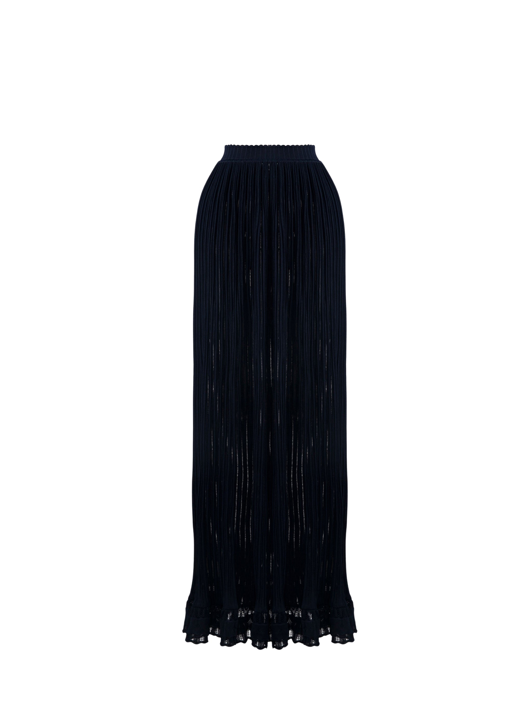 Falbalas maxi skirt - Night
