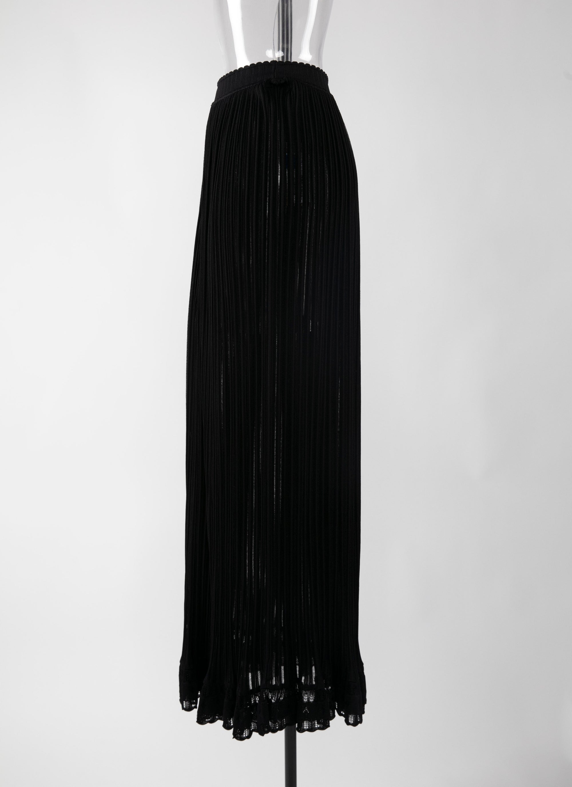 Jupe longue Falbalas - Noir