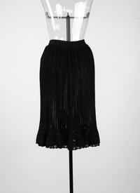 Falbalas Skirt - Black intense