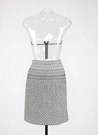 Rocaille Skirt - Ivory & Green