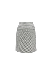 Rocaille Skirt - Ivory & Green