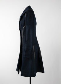 Slim-fit denim coat - Silver