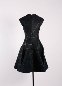Robe sans manches en denim - Argent