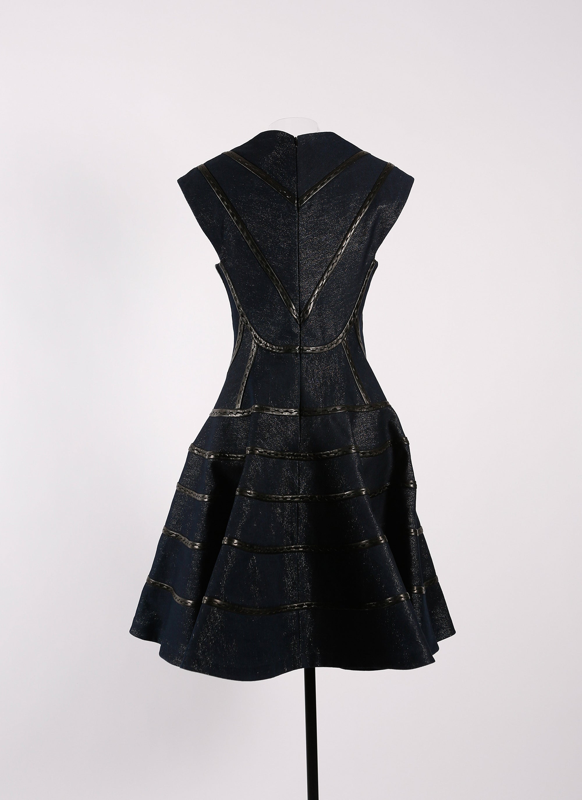 Robe sans manches en denim - Argent