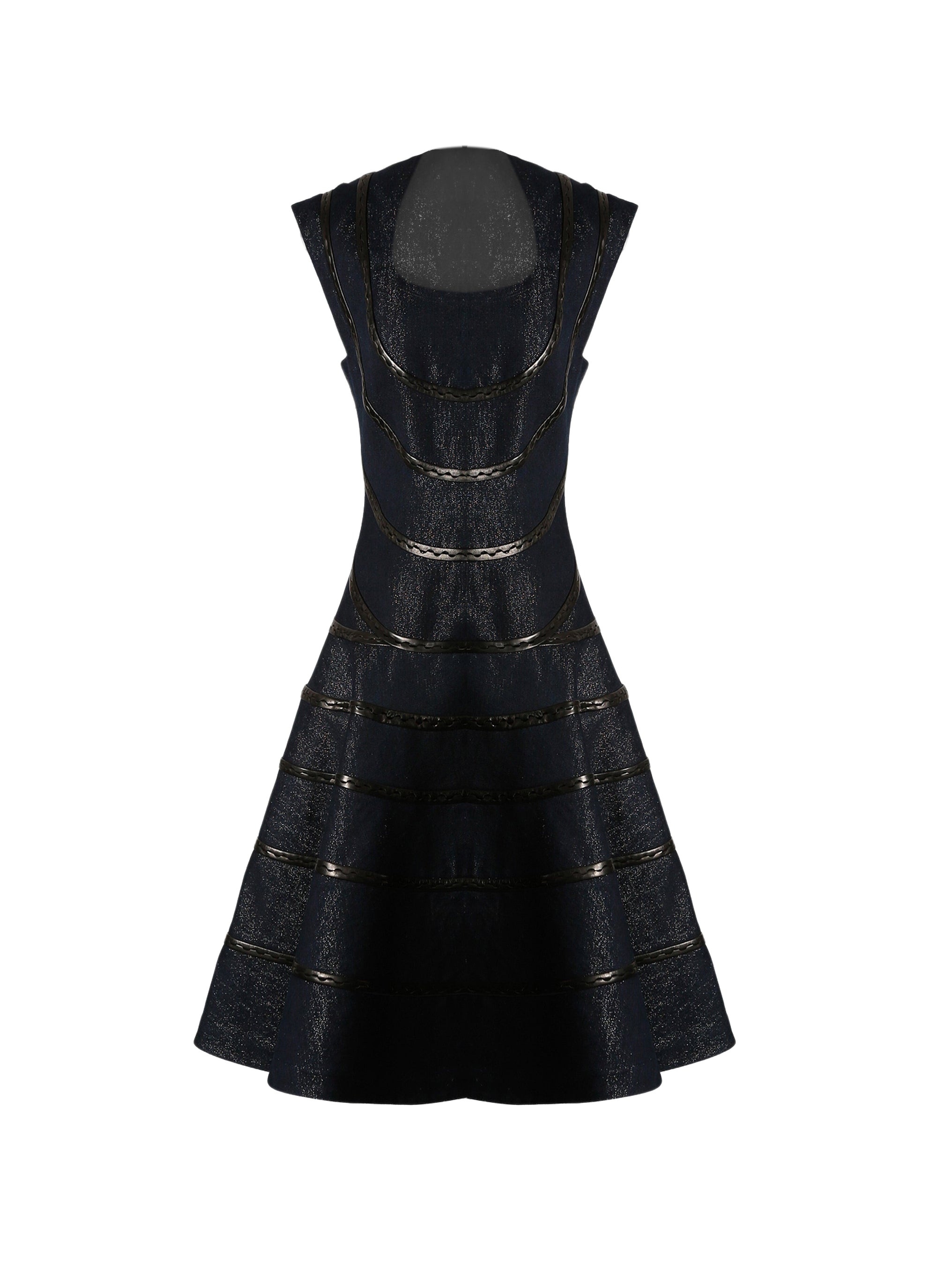 Robe sans manches en denim - Argent