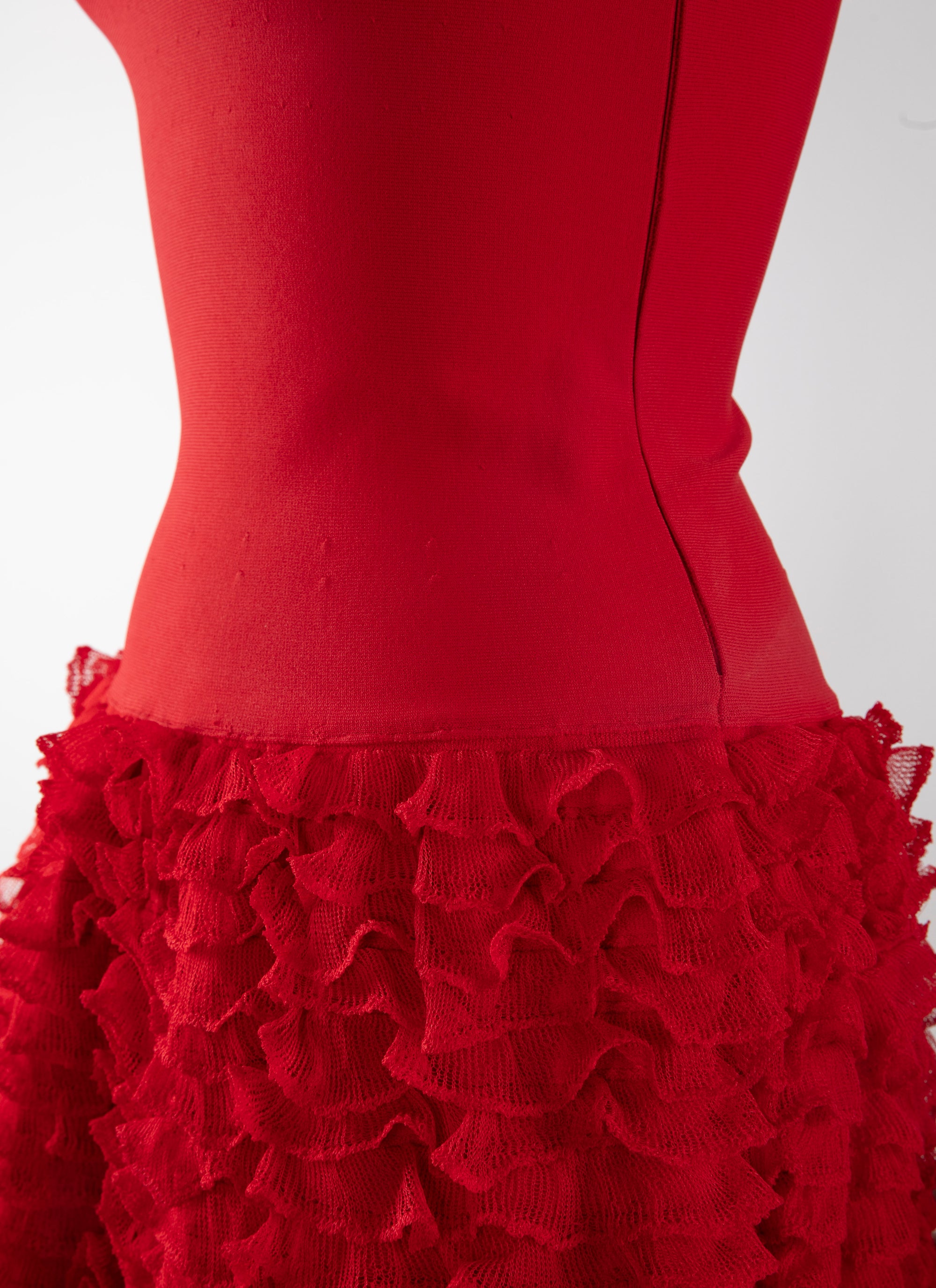 Houpette sleeveless mini dress - Scarlet