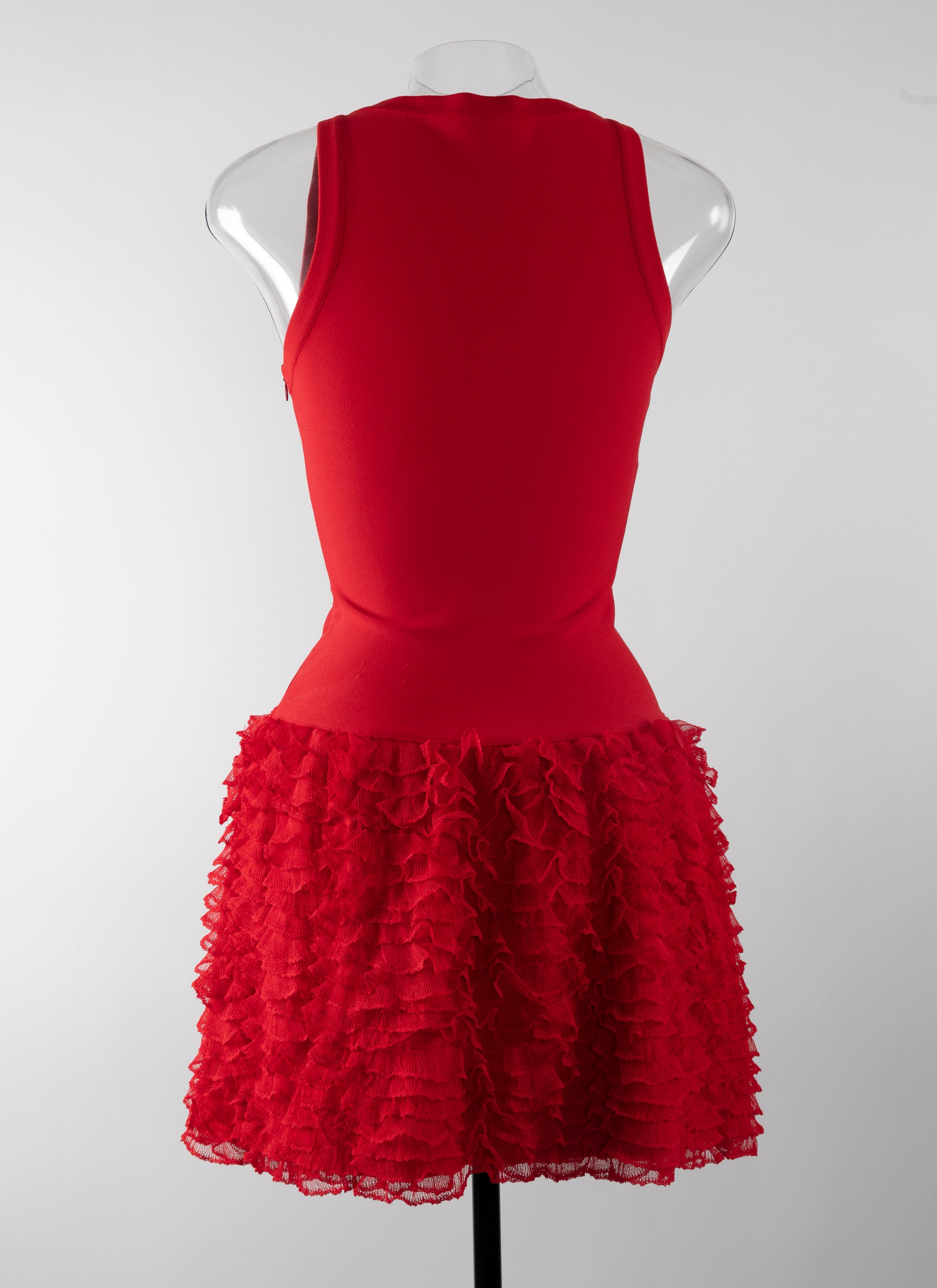 Houpette sleeveless mini dress - Scarlet