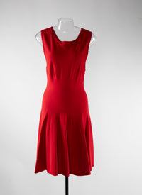Open back sleeveless dress - Scarlet