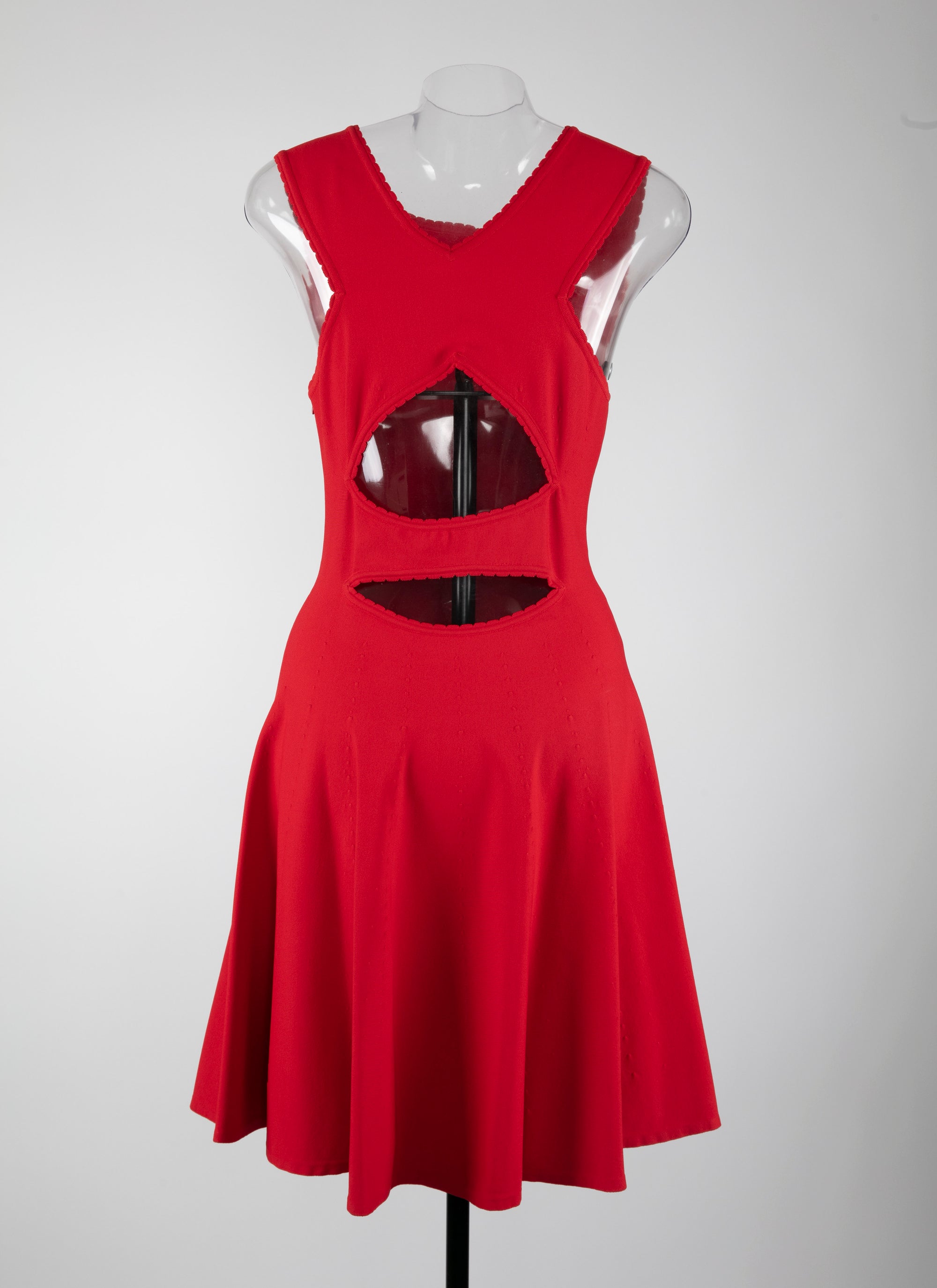 Open back sleeveless dress - Scarlet