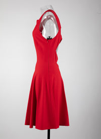 Open back sleeveless dress - Scarlet