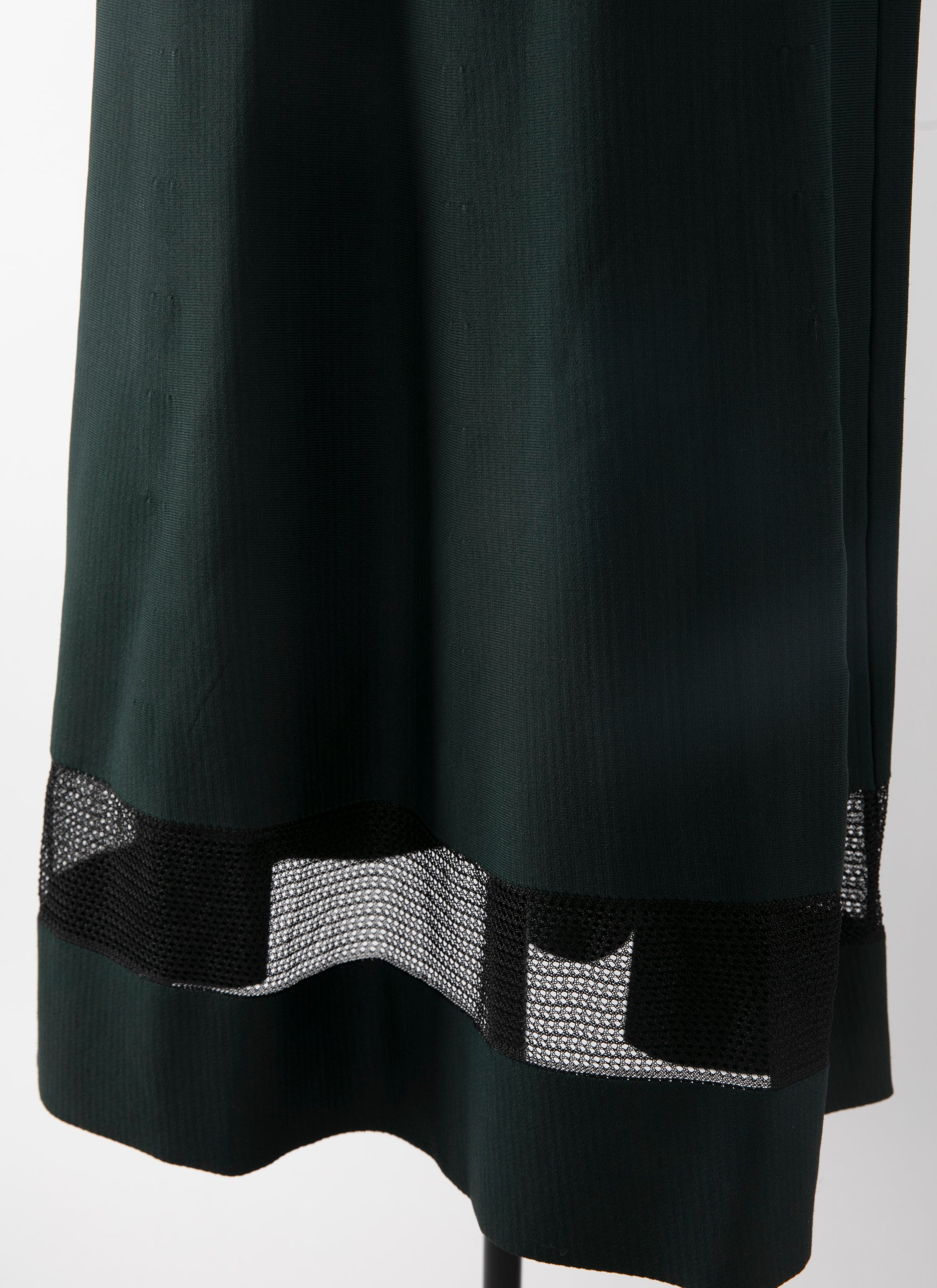 Mansart sleeveless knitted dress - Imperial Green