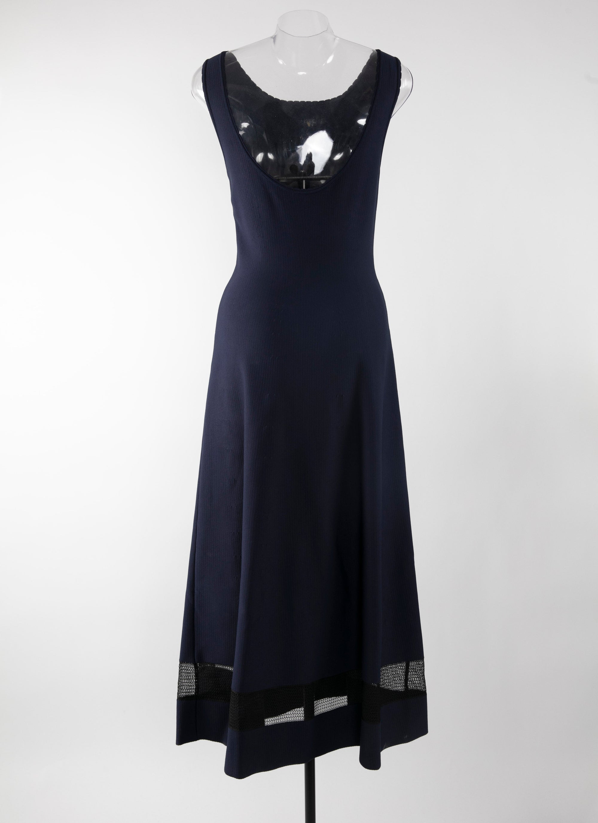 Mansart sleeveless knitted dress - Night