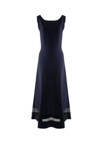 Mansart sleeveless knitted dress - Night