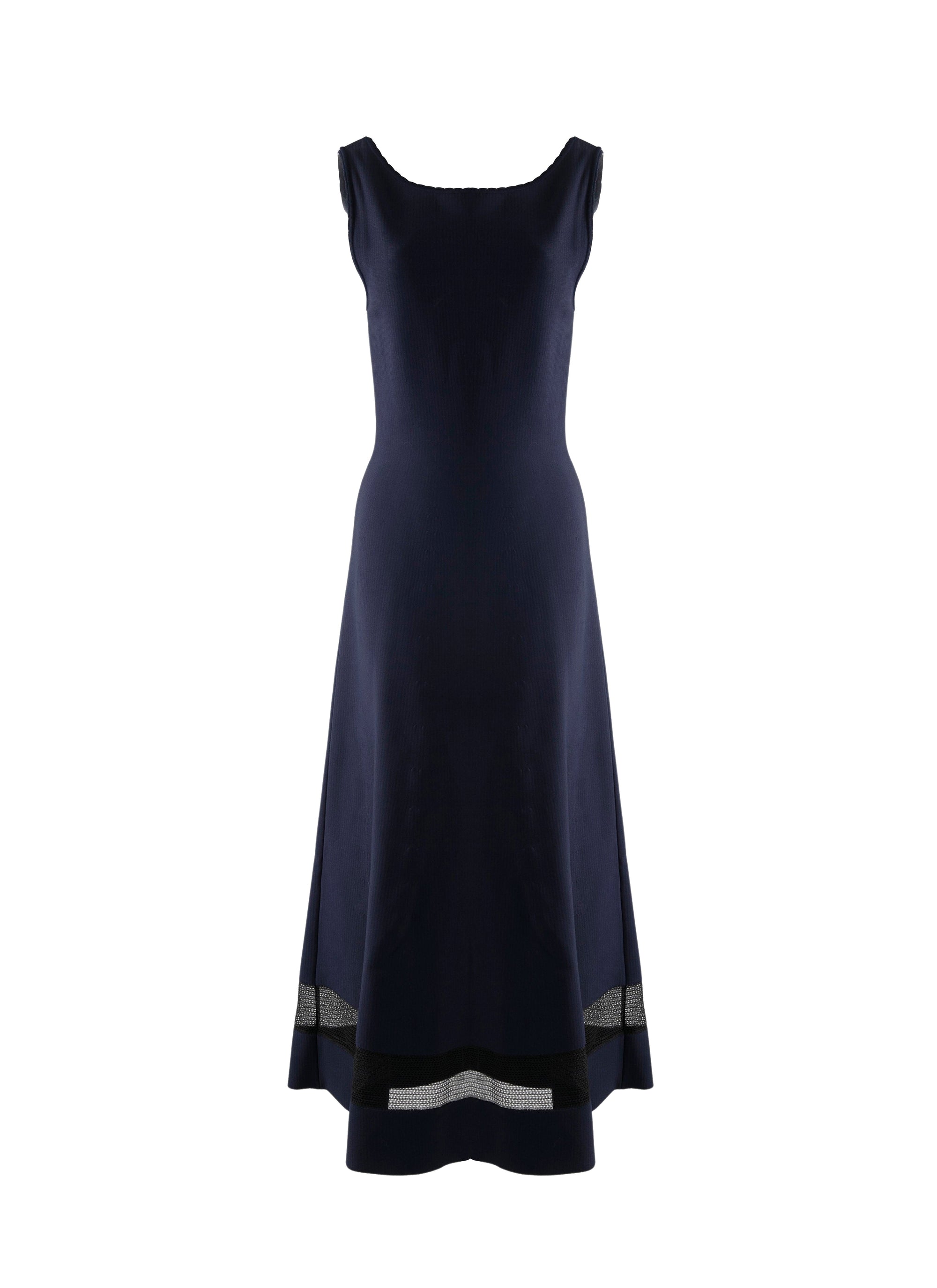 Mansart sleeveless knitted dress - Night