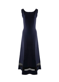Mansart knitted sleeveless dress - Night