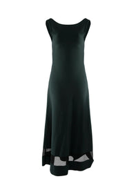 Mansart sleeveless knitted dress - Imperial Green