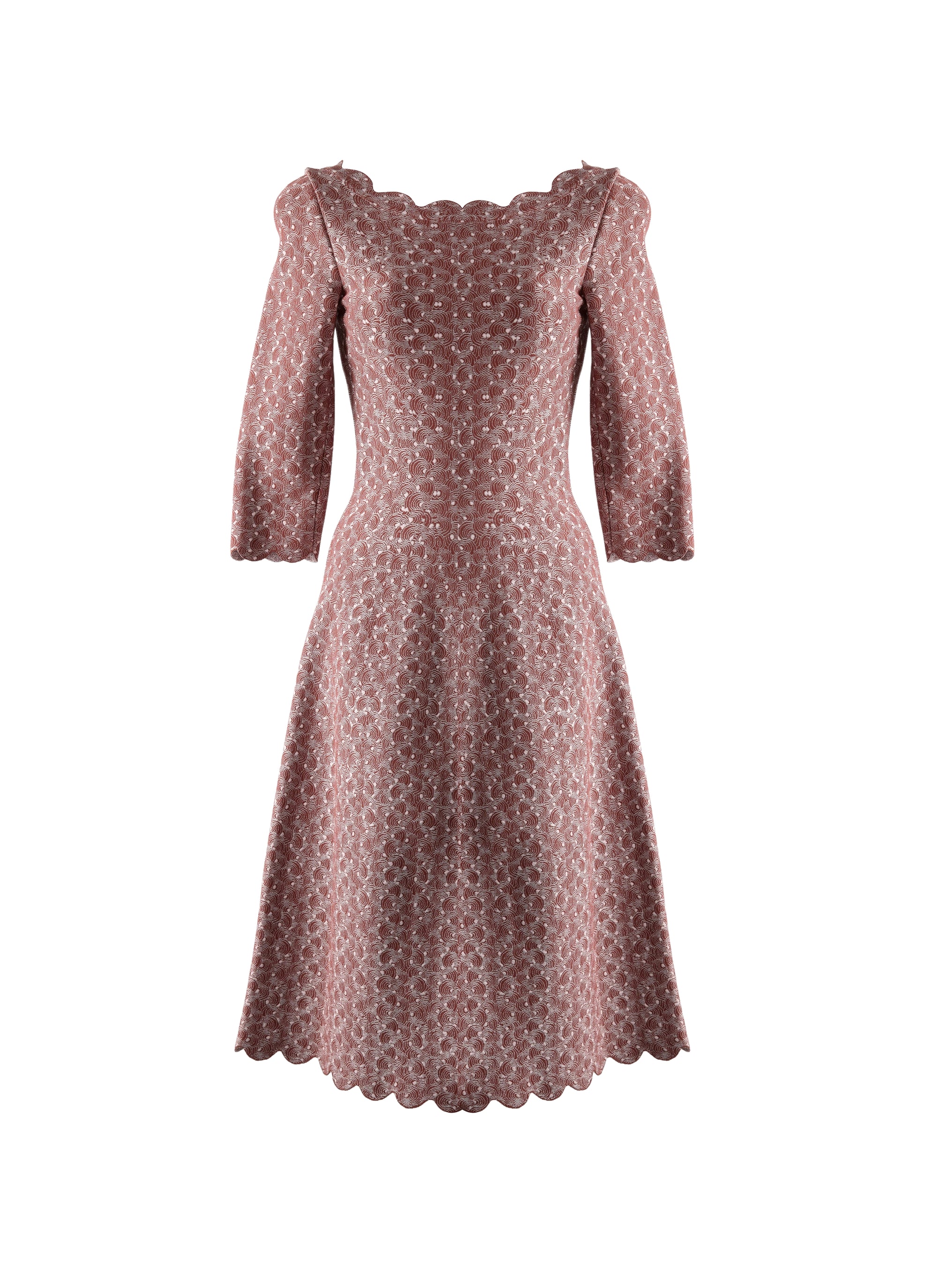 Cameo 3/4 sleeve dress - Hazel