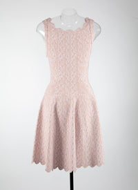 Robe sans manches Camée en maille - Rose Chair