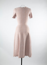 Short sleeve dress - Flesh Pink