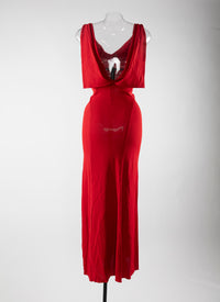 Vestal sleeveless dress - Scarlet