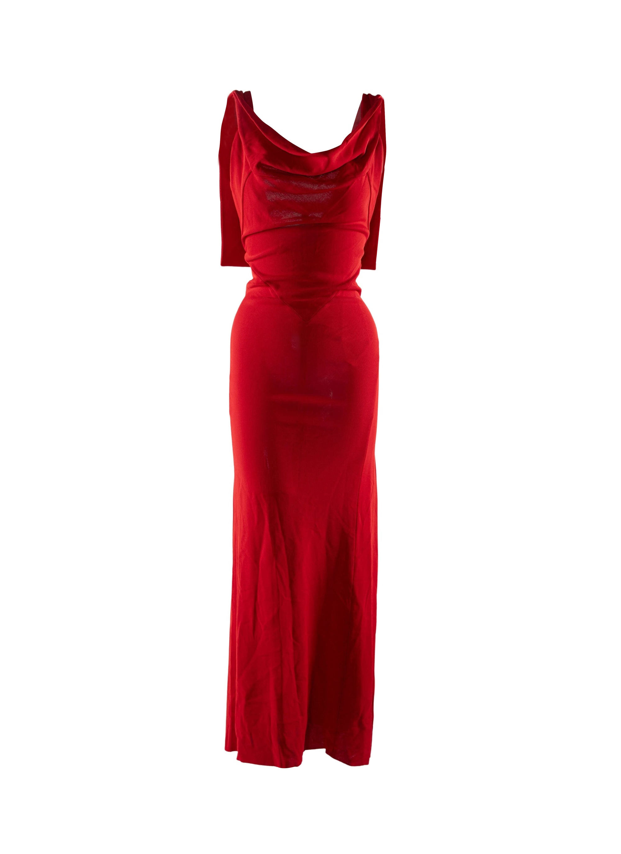 Vestal sleeveless dress - Scarlet