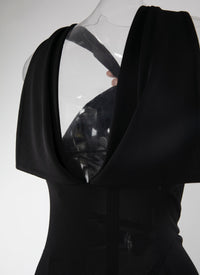 Robe sans manches Vestal - Noir