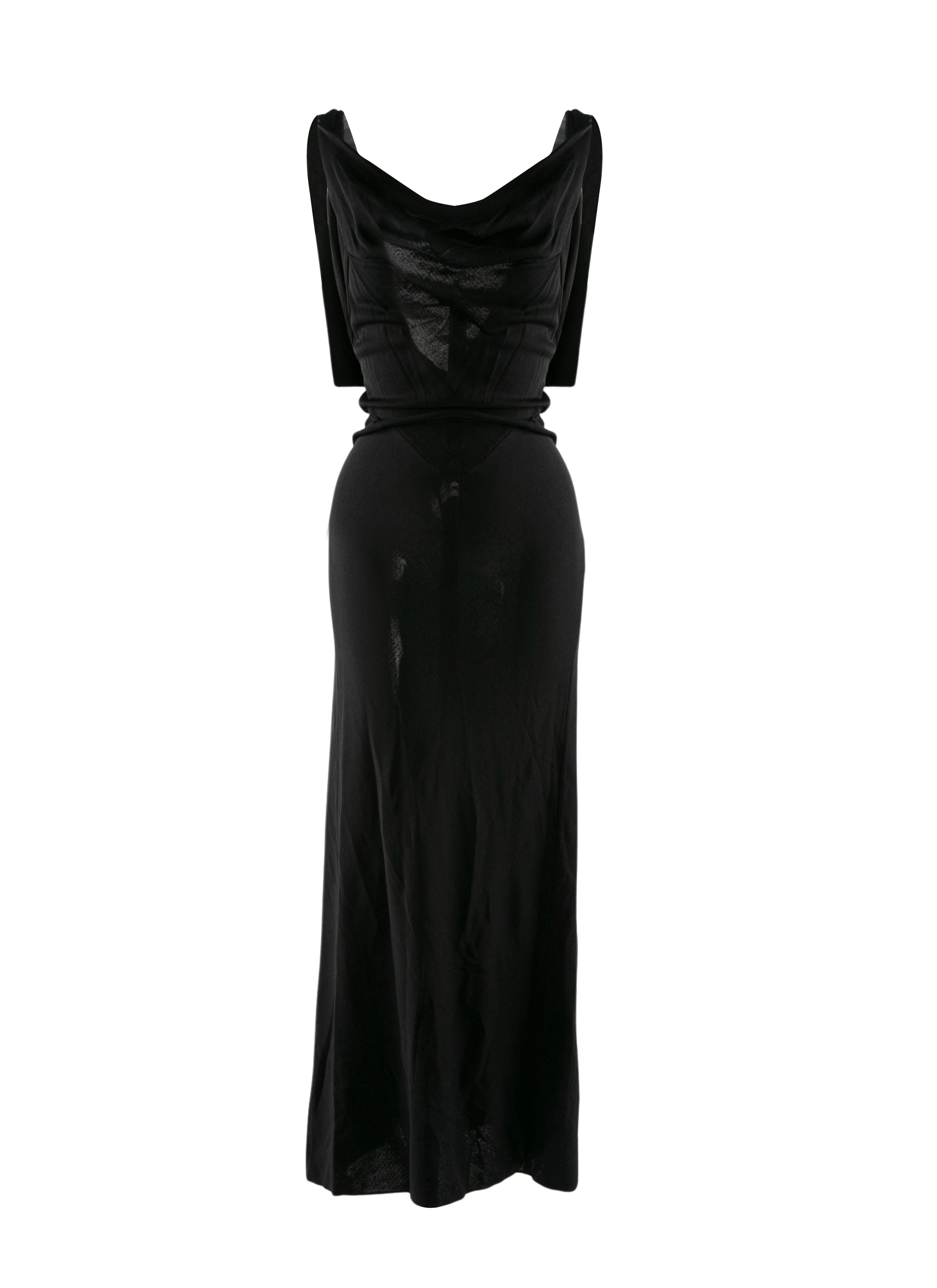 Robe sans manches Vestal - Noir