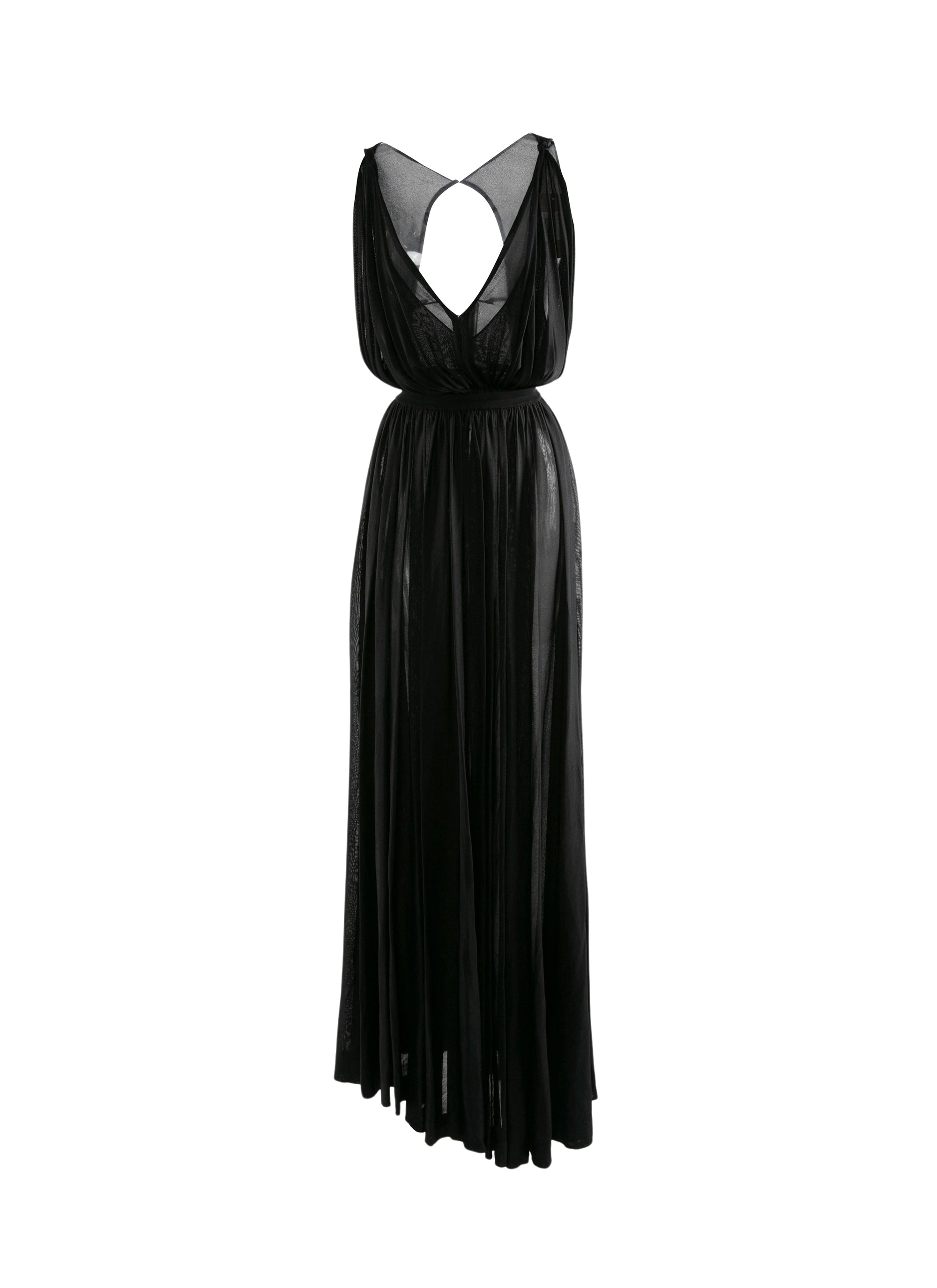 Sleeveless dress - Dark Black