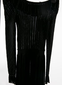 Long sleeve dress - Black intense