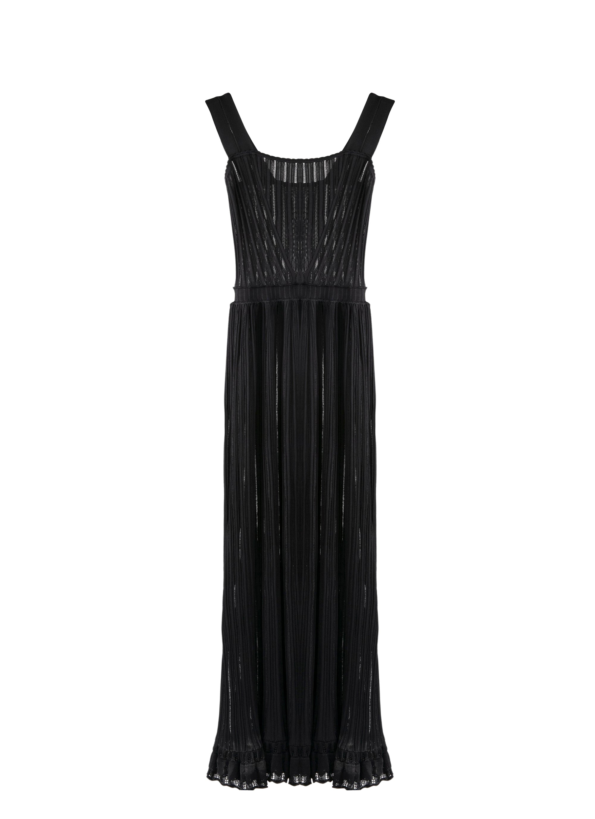 Robe sans manches Falbalas - Noir