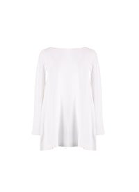 Pull à manches longues en maille - Blanc Cassé
