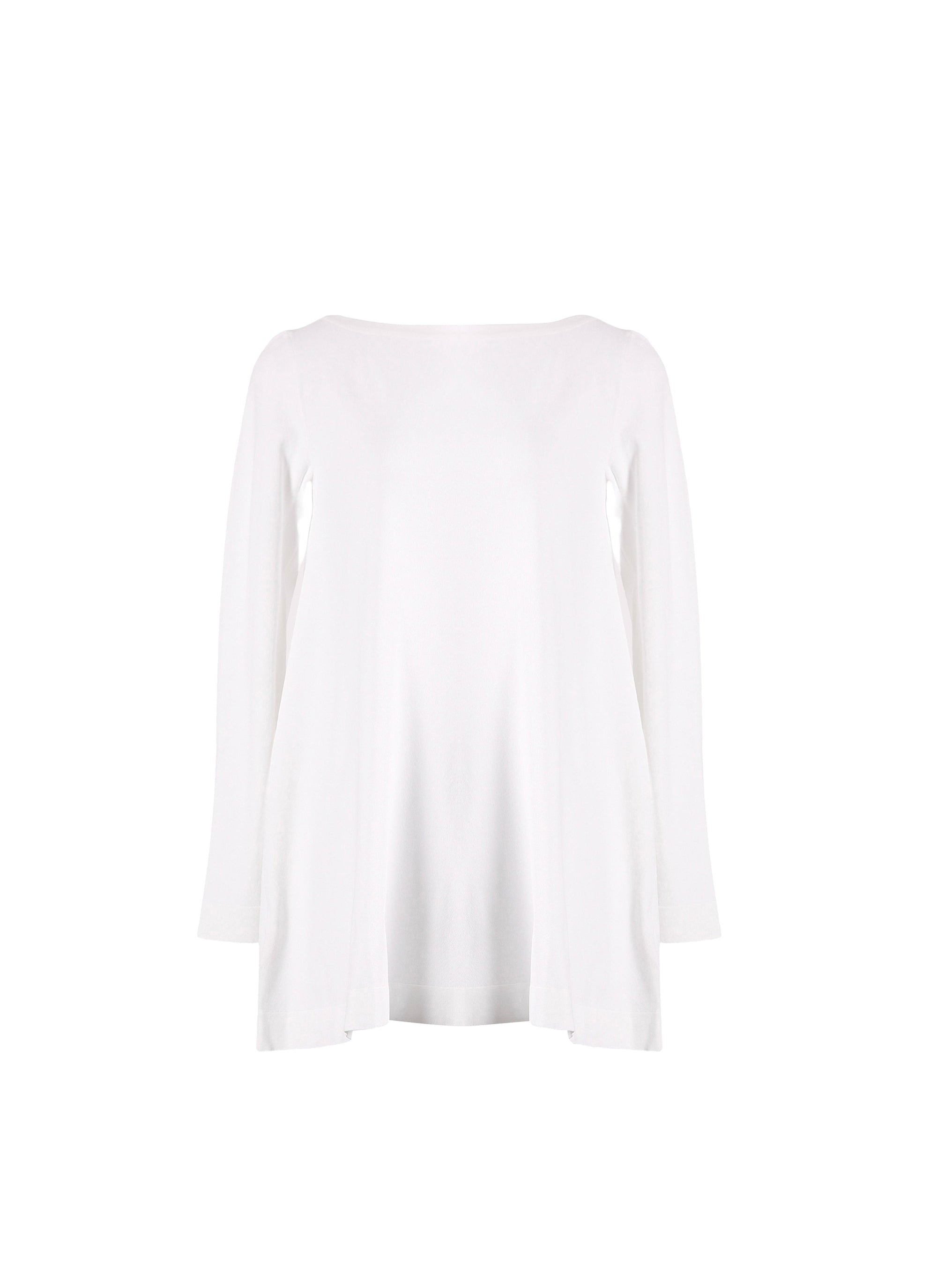 Long sleeve flowing top - Intense White
